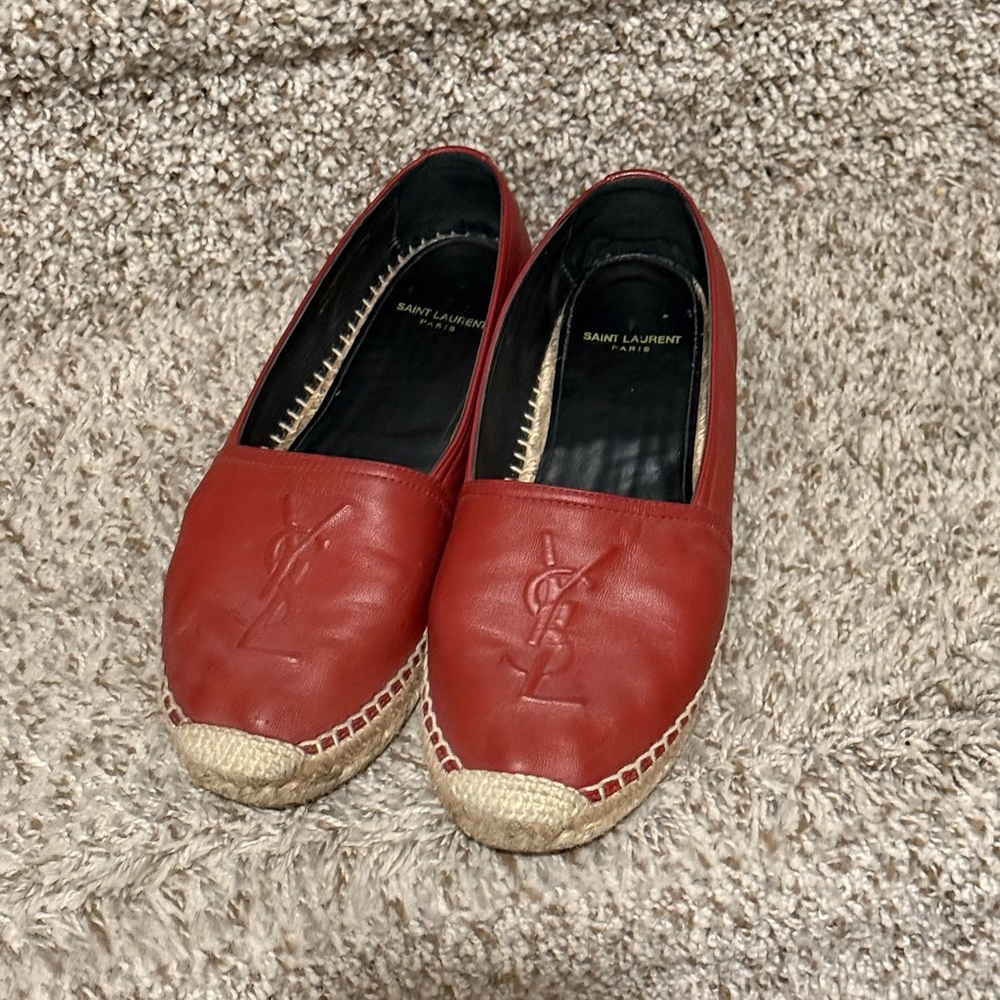 SL Lambskin Monogram Espadrilles